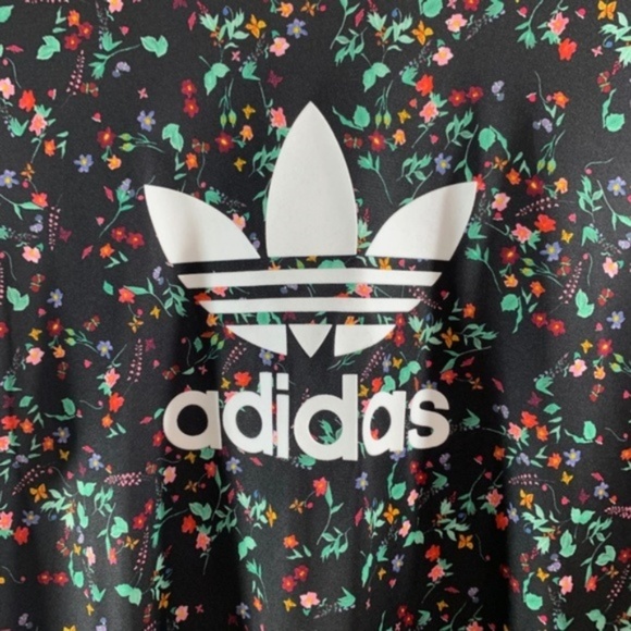 Adidas Multicolor Floral Print Crewneck Dress - Picture 5 of 7